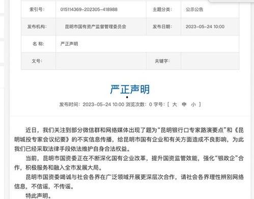 昆明城投爆料事件最新,揭开背后利益纠葛与真相探寻