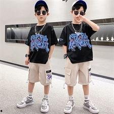 夏款网红男童套装价格,价格亲民，萌娃必备！”
